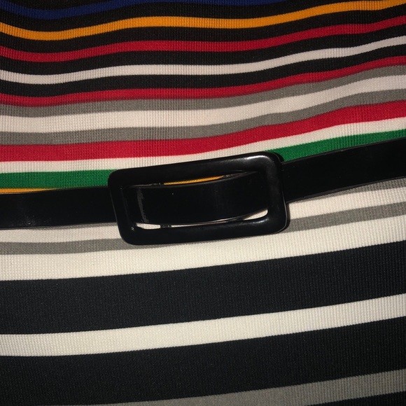 ILE New York Belted Striped Dress - Picture 9 of 10